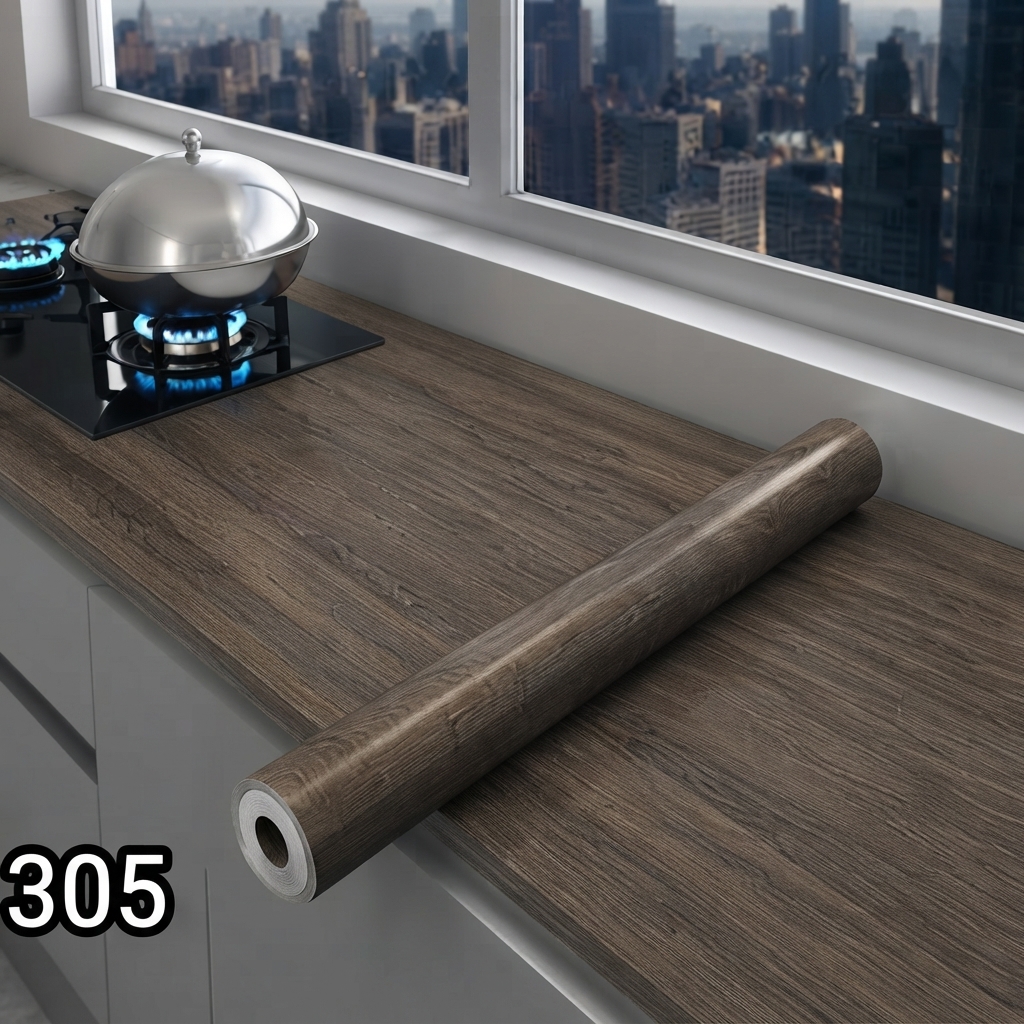 برچسب کابینت طرح چوب عرض 90 کد305
