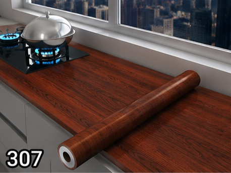 برچسب کابینت طرح چوب عرض 90 کد 307