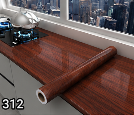 برچسب کابینت طرح چوب عرض 90 کد 312